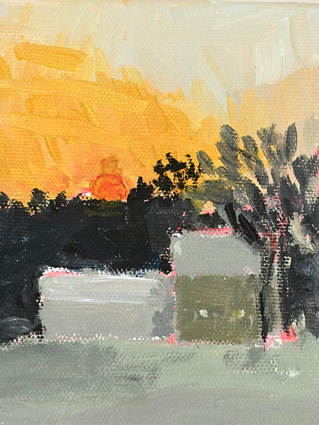 Dove Colored Sunset